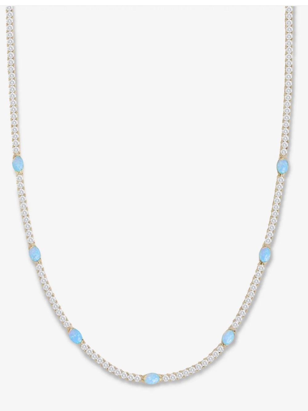 NWT Melinda Maria Gold/Opal “The Maven Necklace” - Picture 9 of 9